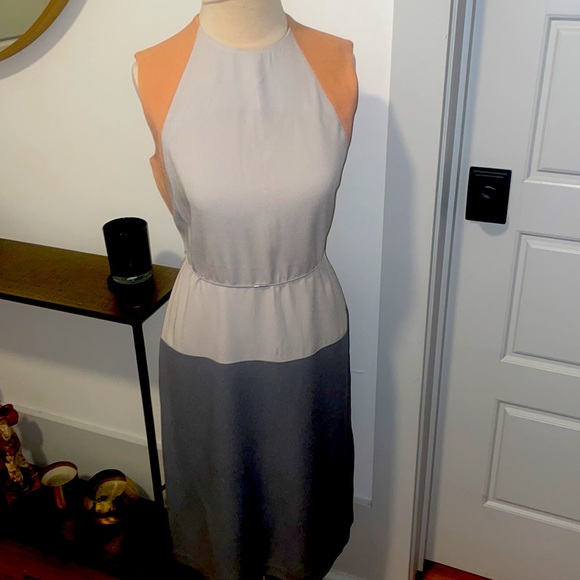 Francisco Costa For Calvin Klein color block dress; Size 2 - Picture 2 of 5